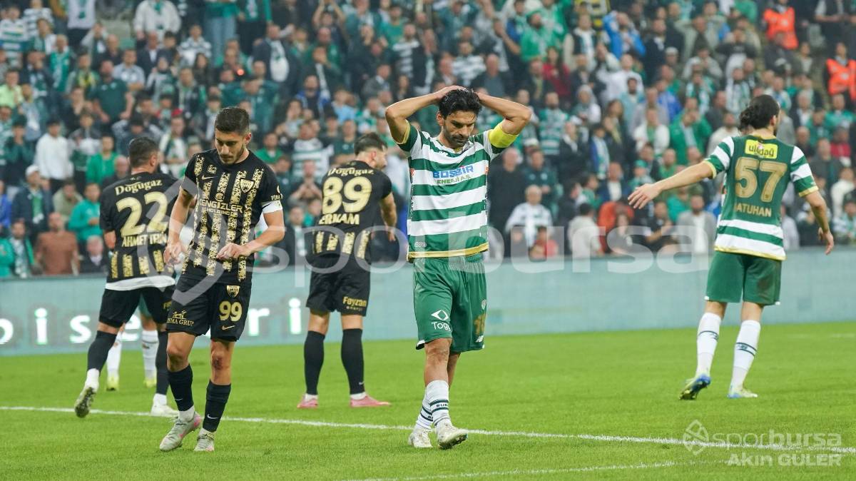 BURSASPOR - MUŞSPOR MAÇ FOTOĞRAFLARI