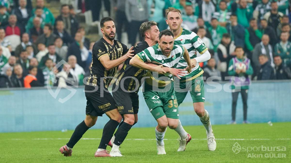 BURSASPOR - MUŞSPOR MAÇ FOTOĞRAFLARI