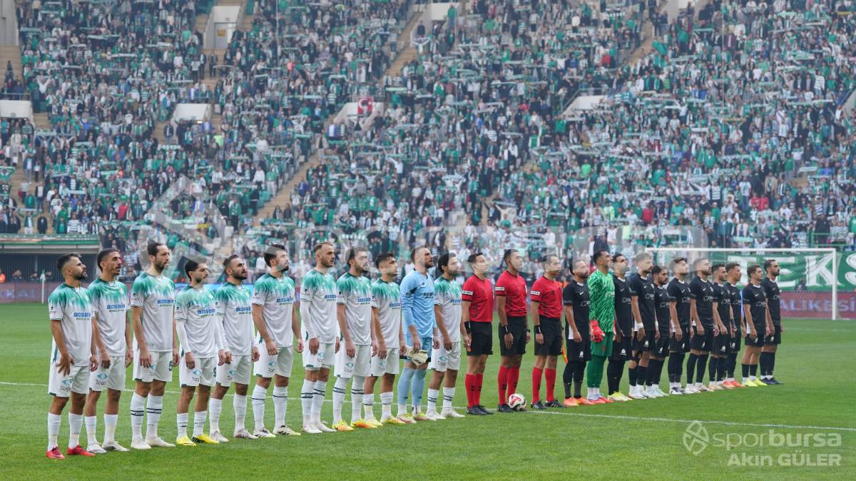 BURSASPOR - KAHRAMANMARAŞ İSTİKLAL MAÇ FOTOĞRAFLARI