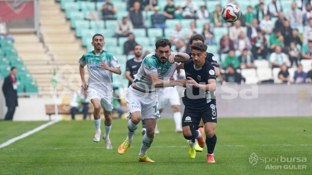 BURSASPOR - KAHRAMANMARAŞ İSTİKLAL MAÇ FOTOĞRAFLARI
