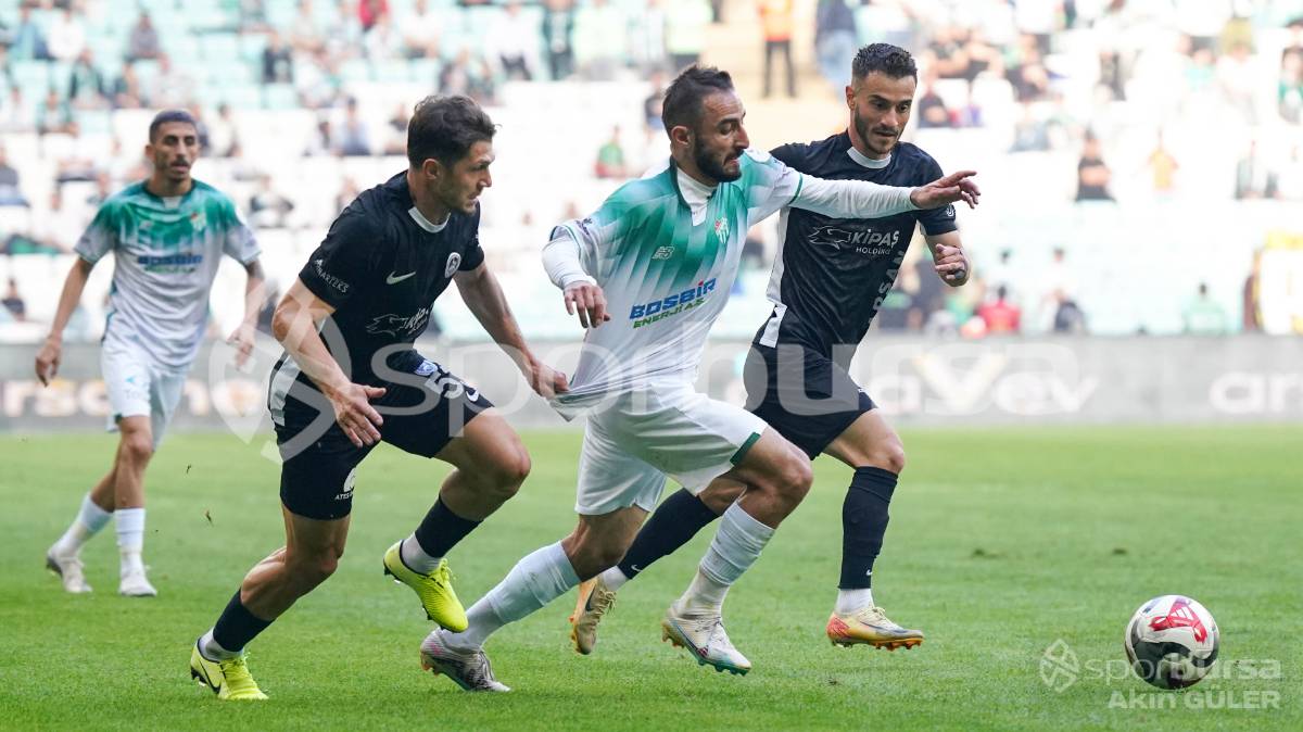 BURSASPOR - KAHRAMANMARAŞ İSTİKLAL MAÇ FOTOĞRAFLARI