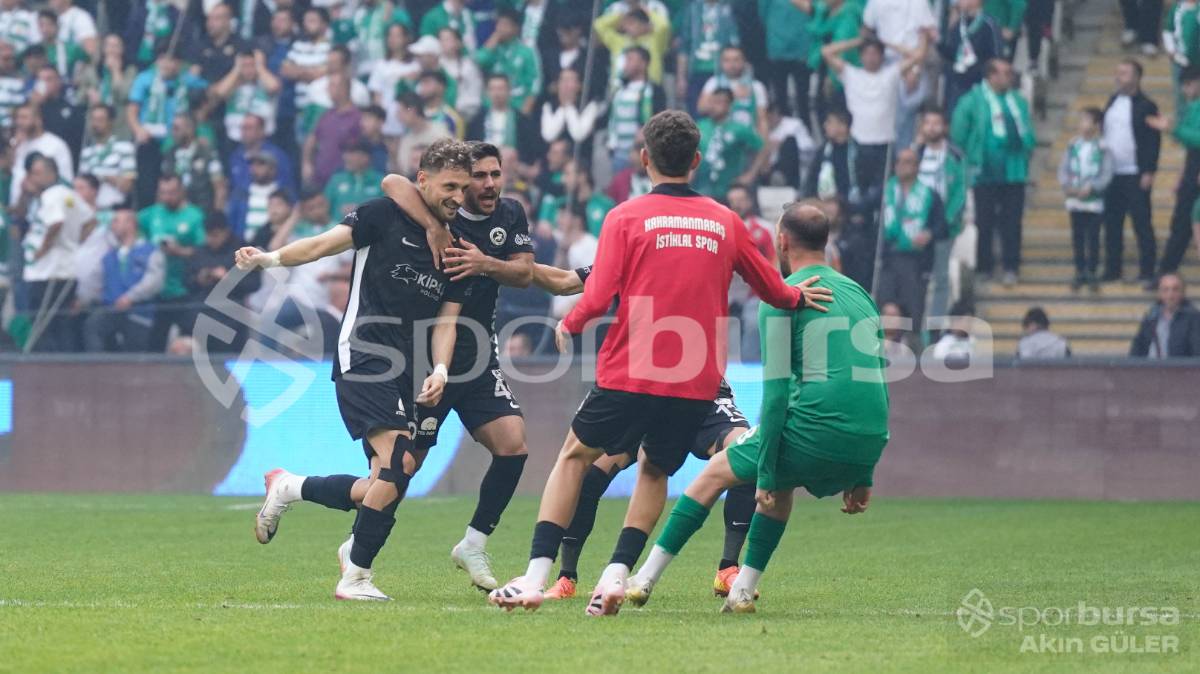 BURSASPOR - KAHRAMANMARAŞ İSTİKLAL MAÇ FOTOĞRAFLARI