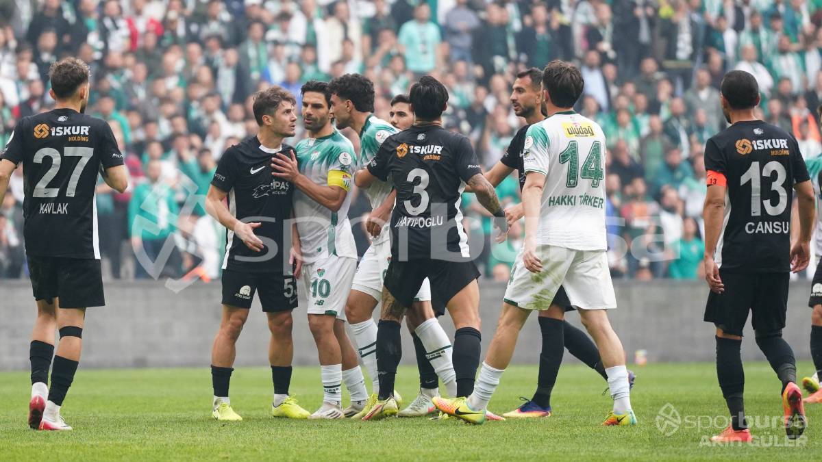 BURSASPOR - KAHRAMANMARAŞ İSTİKLAL MAÇ FOTOĞRAFLARI