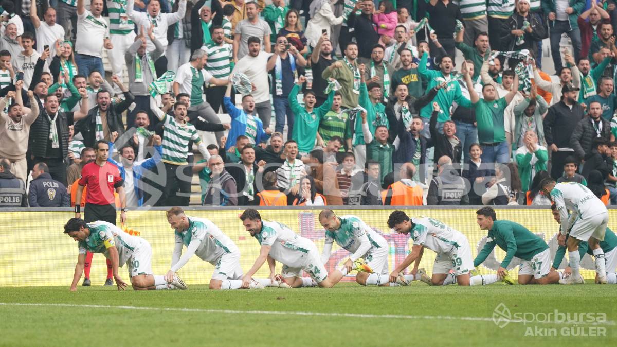 BURSASPOR - KAHRAMANMARAŞ İSTİKLAL MAÇ FOTOĞRAFLARI