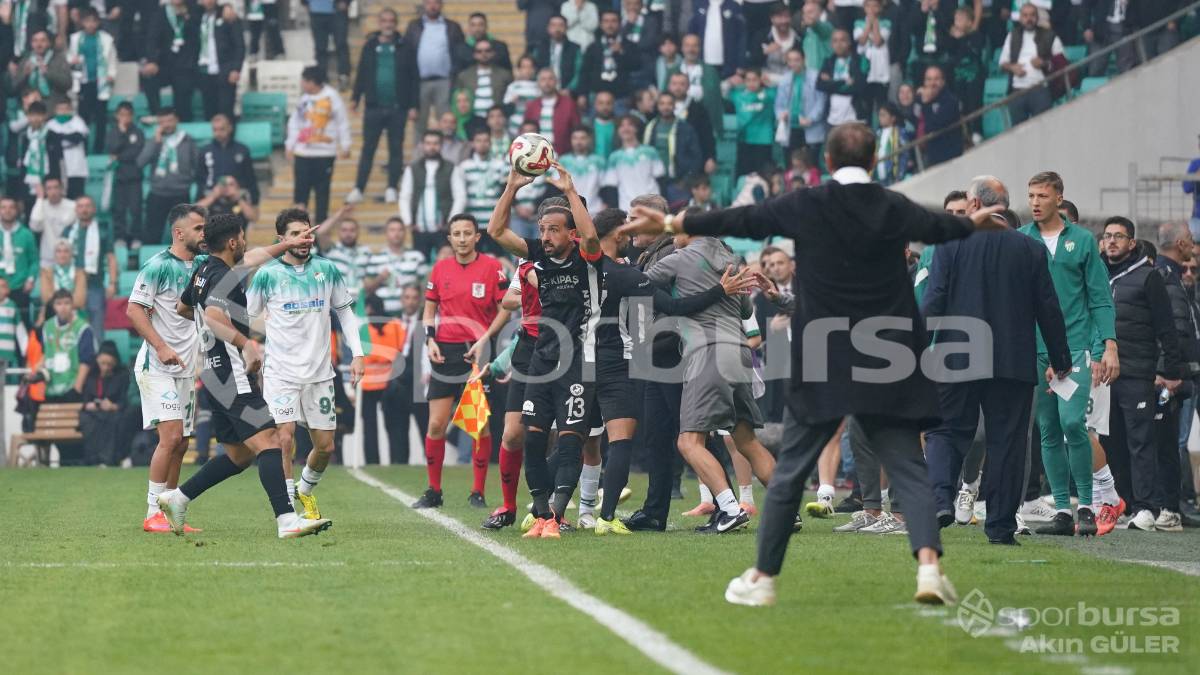 BURSASPOR - KAHRAMANMARAŞ İSTİKLAL MAÇ FOTOĞRAFLARI
