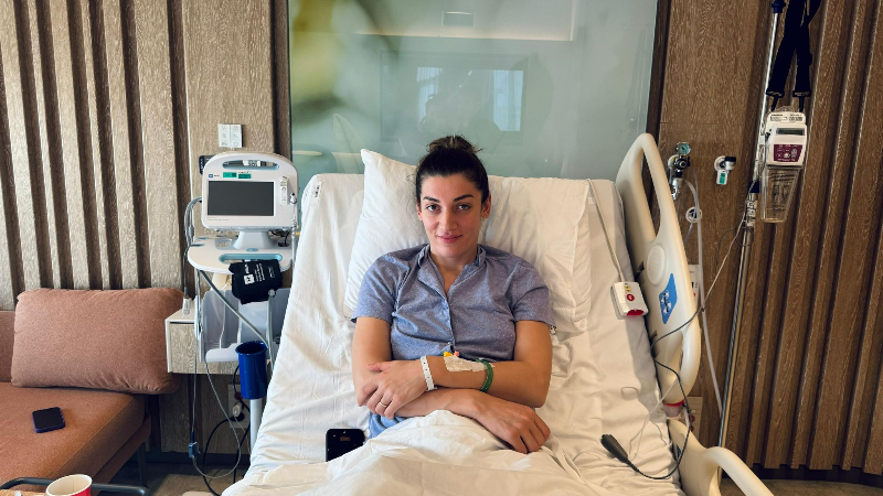 Büyükşehirli Hentbolcü Eda Nur Çetin operasyon geçirdi