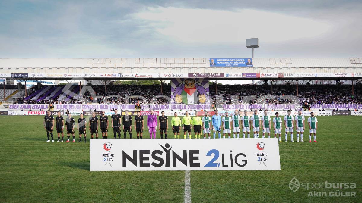 GÜZİDE GEBZE - BURSASPOR MAÇ FOTOĞRAFLARI