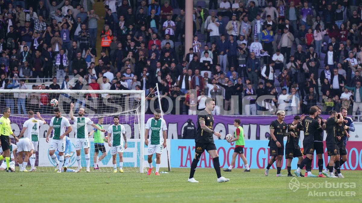 GÜZİDE GEBZE - BURSASPOR MAÇ FOTOĞRAFLARI