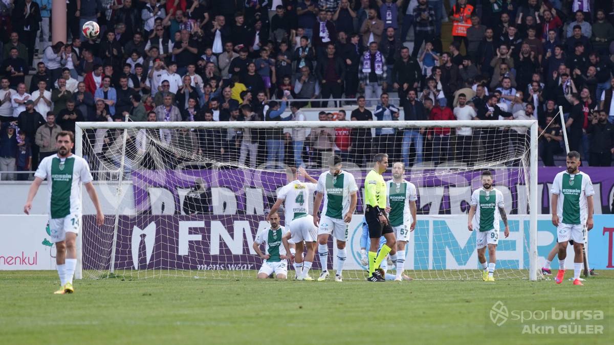 GÜZİDE GEBZE - BURSASPOR MAÇ FOTOĞRAFLARI