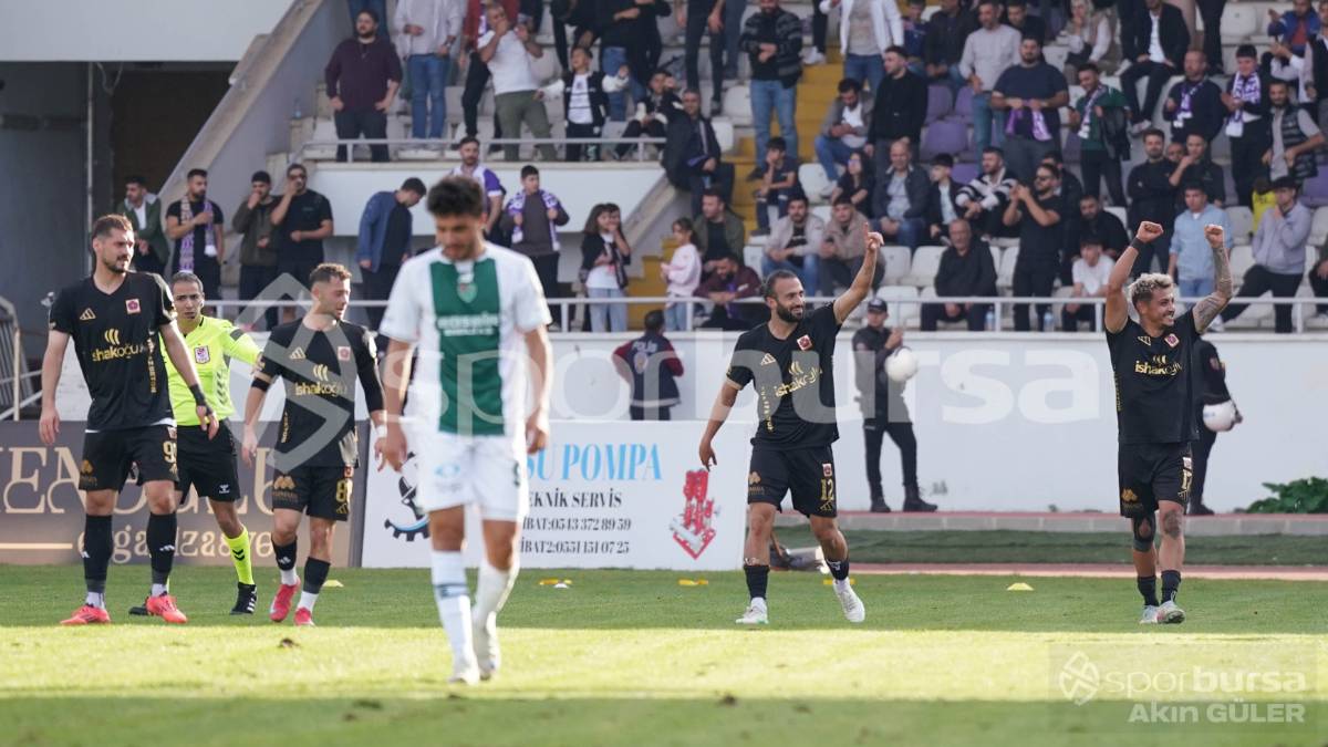 GÜZİDE GEBZE - BURSASPOR MAÇ FOTOĞRAFLARI