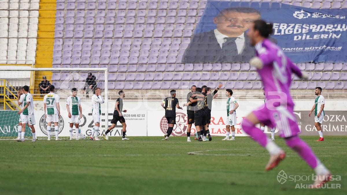 GÜZİDE GEBZE - BURSASPOR MAÇ FOTOĞRAFLARI