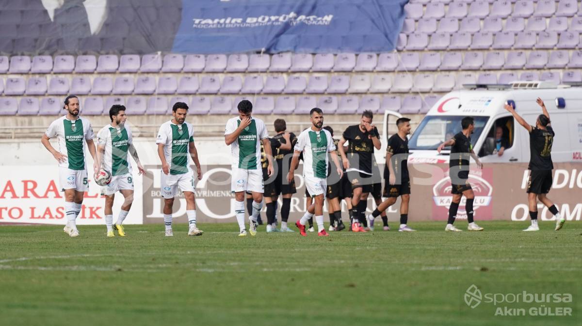 GÜZİDE GEBZE - BURSASPOR MAÇ FOTOĞRAFLARI