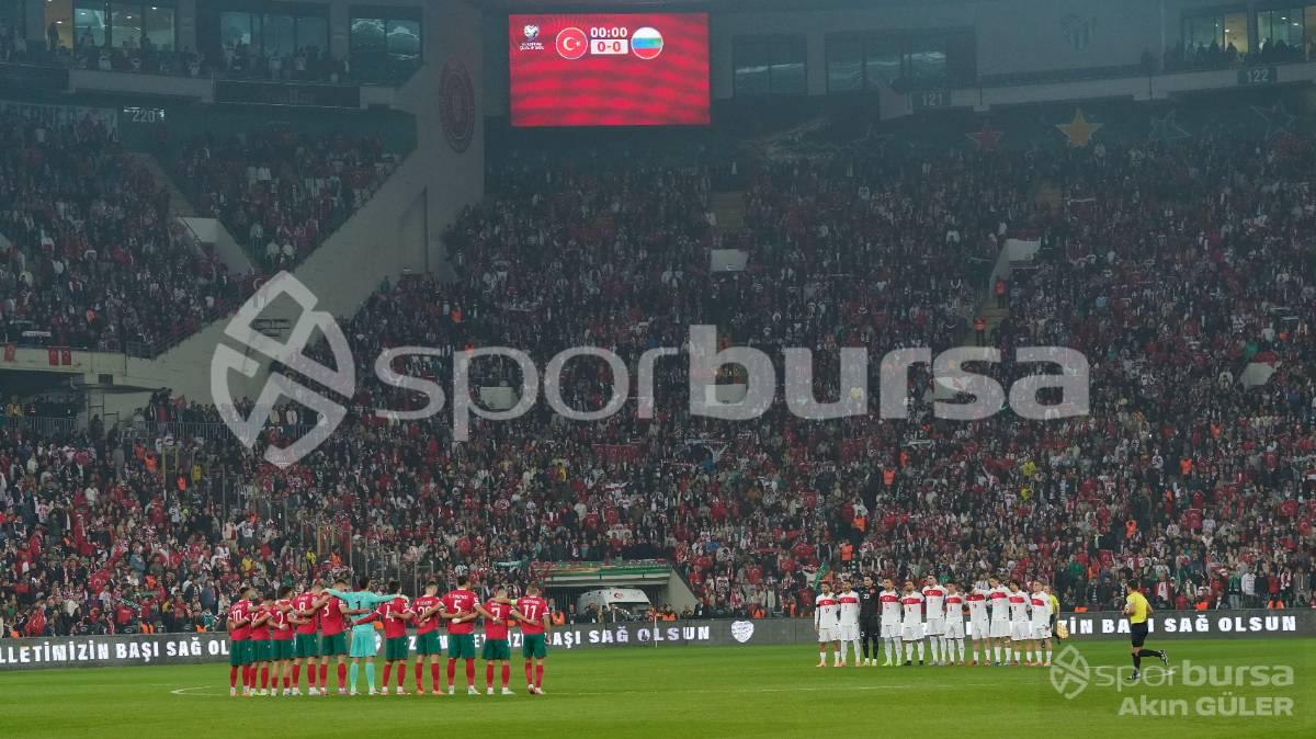 TÜRKİYE - BULGARİSTAN MAÇ FOTOĞRAFLARI