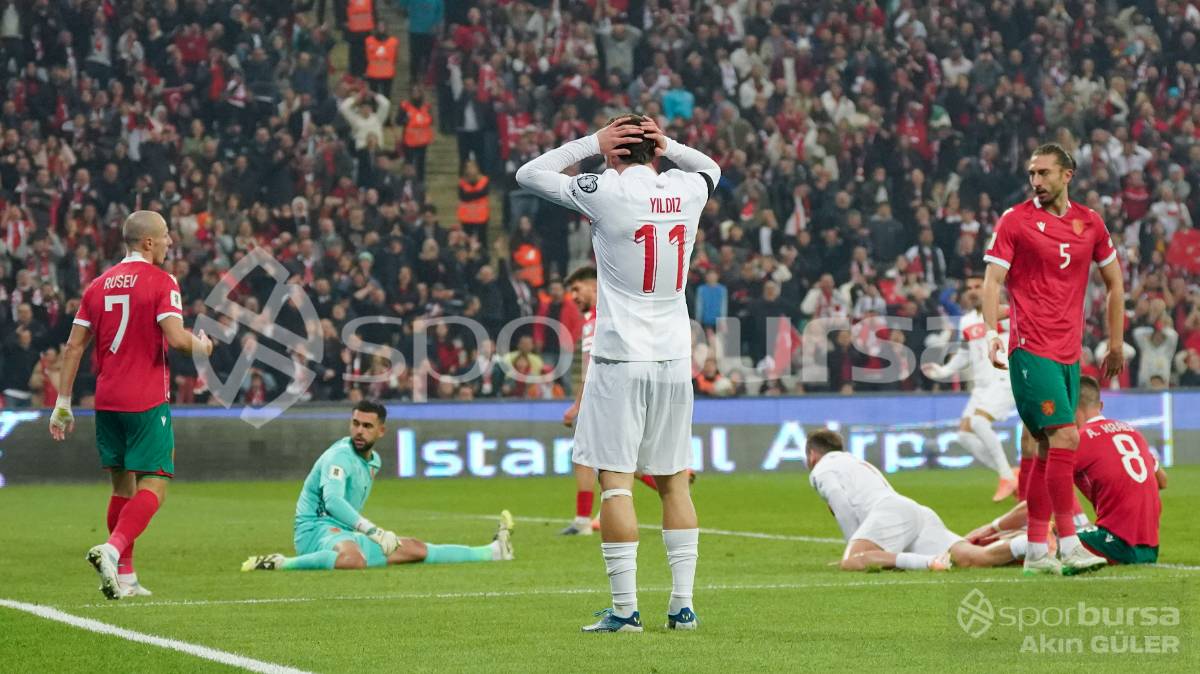 TÜRKİYE - BULGARİSTAN MAÇ FOTOĞRAFLARI