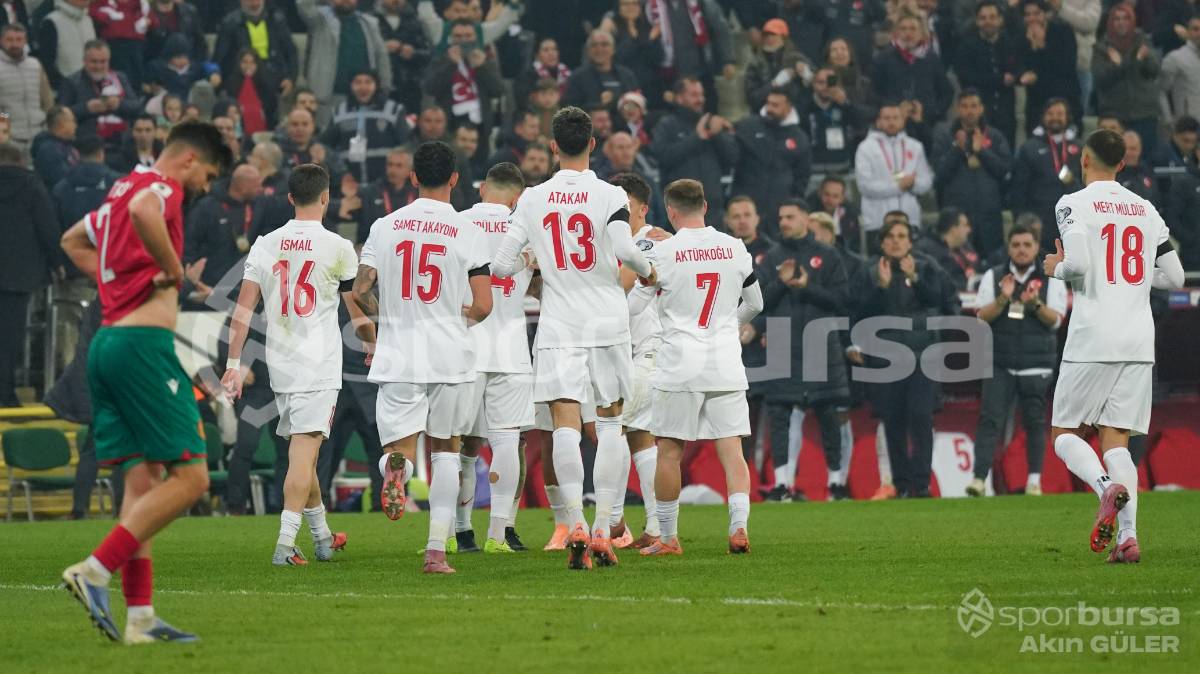 TÜRKİYE - BULGARİSTAN MAÇ FOTOĞRAFLARI