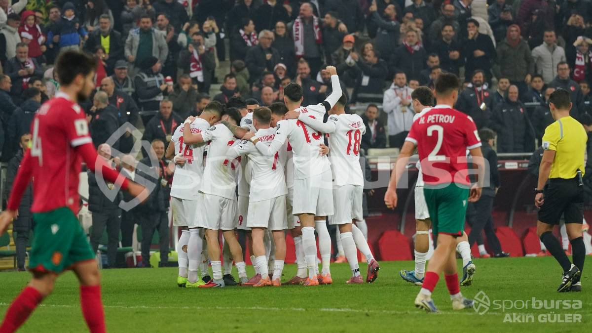 TÜRKİYE - BULGARİSTAN MAÇ FOTOĞRAFLARI