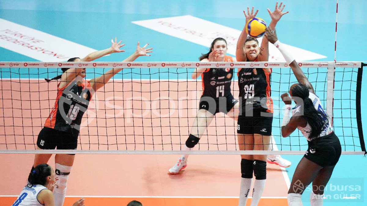 NİLÜFER BELEDİYESPOR EKER - ECZACIBAŞI MAÇI FOTOĞRAFLARI