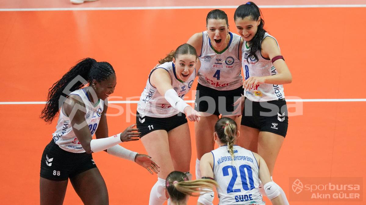 NİLÜFER BELEDİYESPOR EKER - ECZACIBAŞI MAÇI FOTOĞRAFLARI