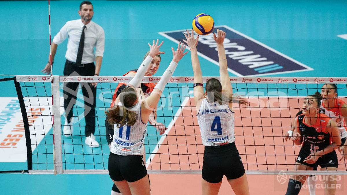 NİLÜFER BELEDİYESPOR EKER - ECZACIBAŞI MAÇI FOTOĞRAFLARI