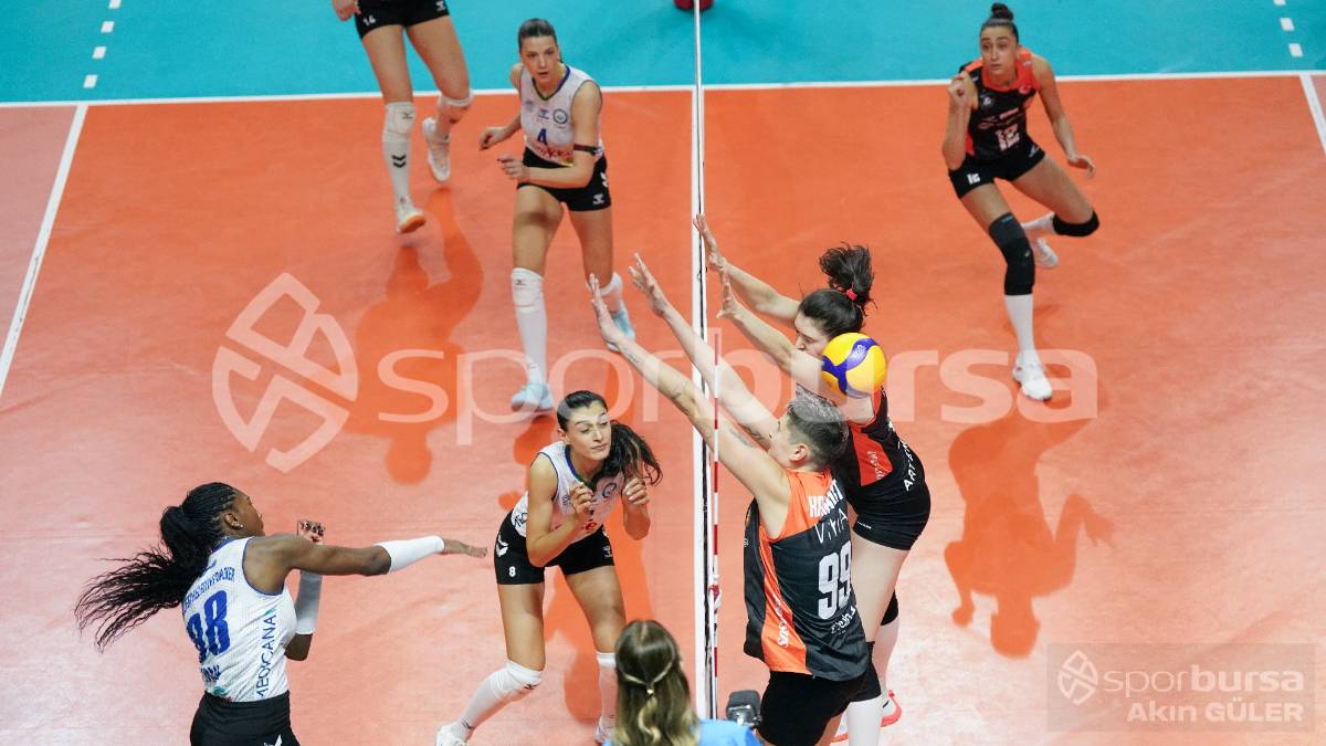 NİLÜFER BELEDİYESPOR EKER - ECZACIBAŞI MAÇI FOTOĞRAFLARI