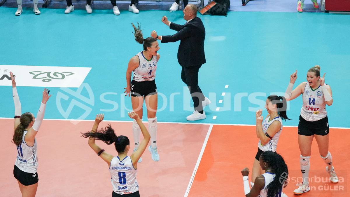 NİLÜFER BELEDİYESPOR EKER - ECZACIBAŞI MAÇI FOTOĞRAFLARI