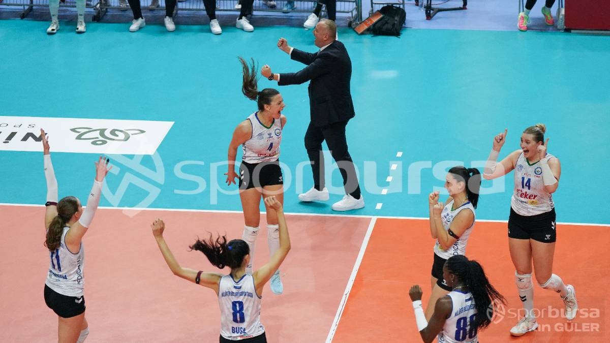 NİLÜFER BELEDİYESPOR EKER - ECZACIBAŞI MAÇI FOTOĞRAFLARI