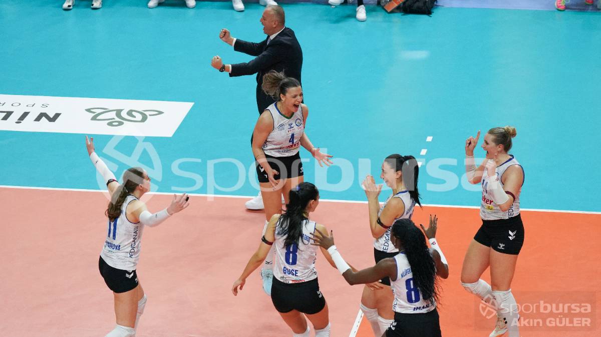NİLÜFER BELEDİYESPOR EKER - ECZACIBAŞI MAÇI FOTOĞRAFLARI