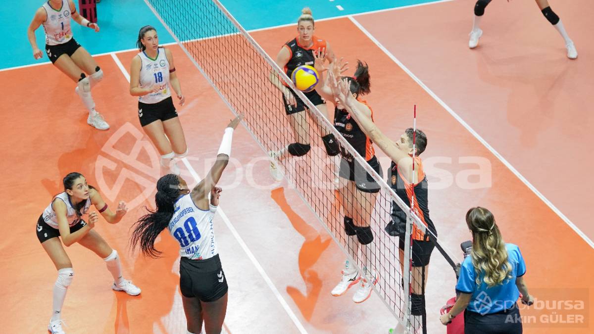 NİLÜFER BELEDİYESPOR EKER - ECZACIBAŞI MAÇI FOTOĞRAFLARI