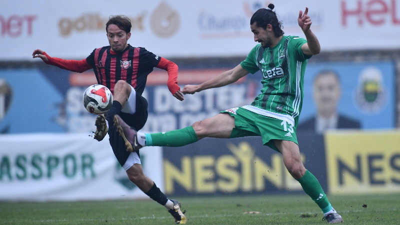 Kafkasspor galibiyetten oldu