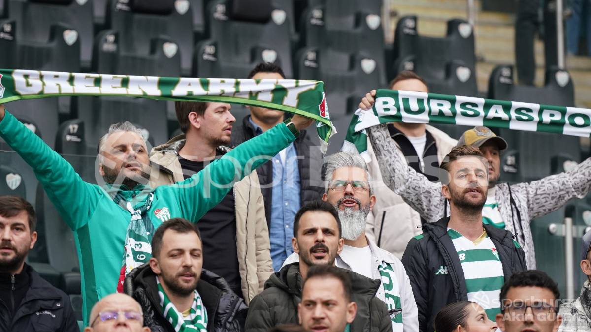 BURSASPOR - FETHİYESPOR MAÇ FOTOĞRAFLARI