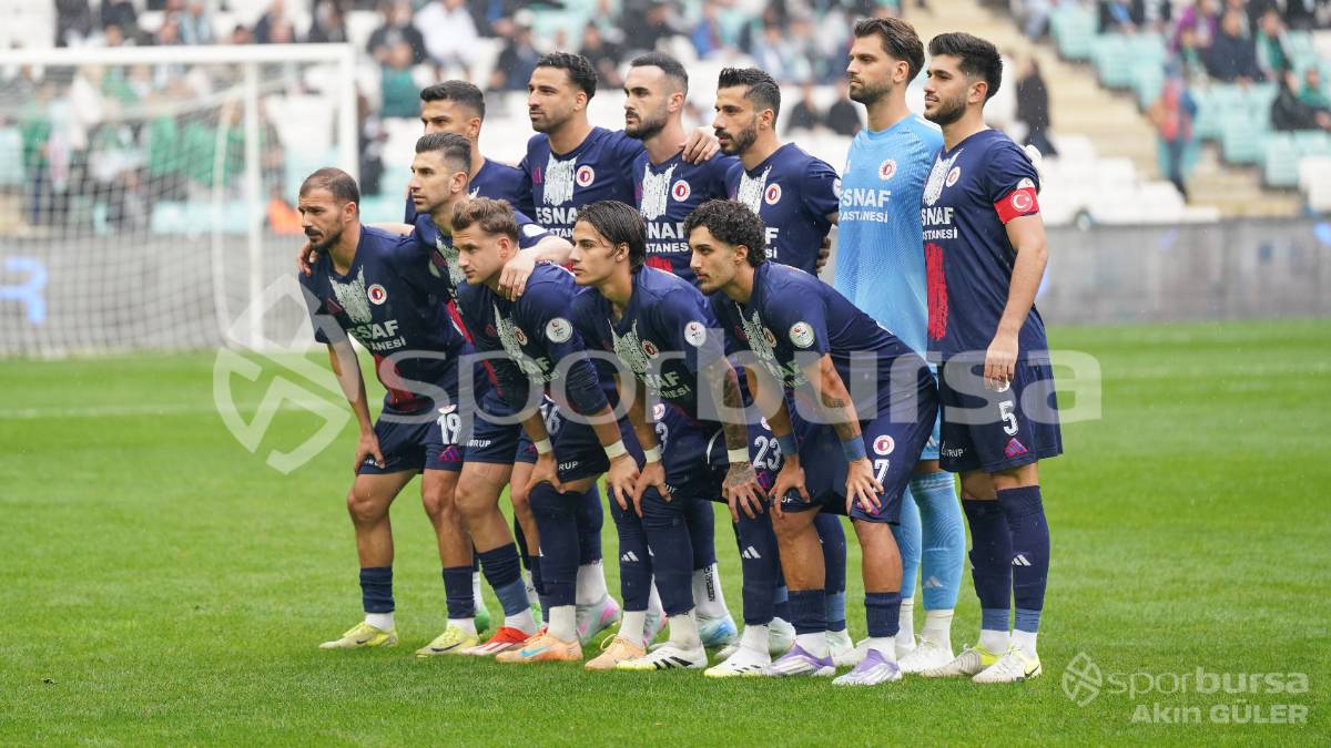 BURSASPOR - FETHİYESPOR MAÇ FOTOĞRAFLARI