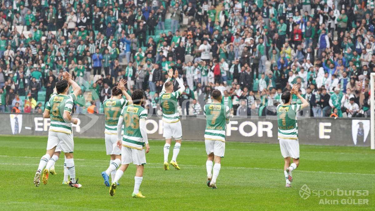 BURSASPOR - FETHİYESPOR MAÇ FOTOĞRAFLARI