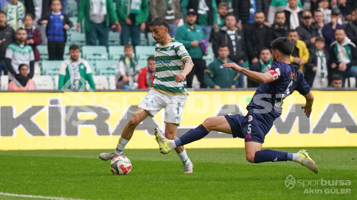 BURSASPOR - FETHİYESPOR MAÇ FOTOĞRAFLARI