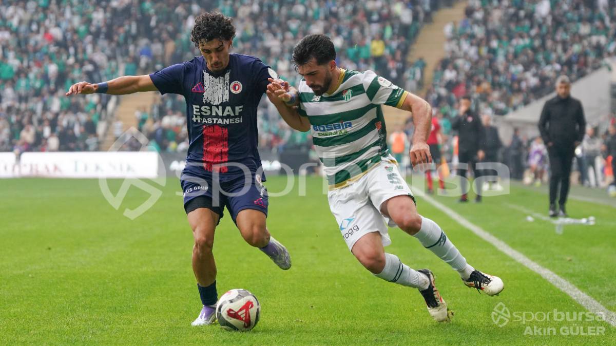 BURSASPOR - FETHİYESPOR MAÇ FOTOĞRAFLARI