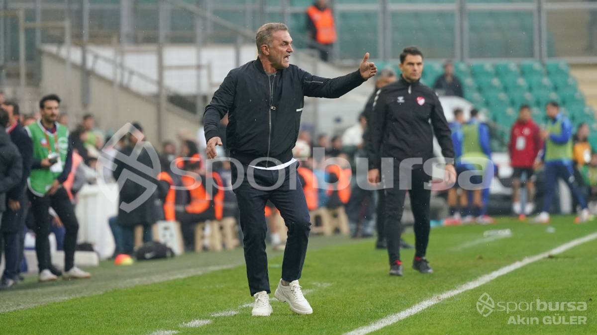 BURSASPOR - FETHİYESPOR MAÇ FOTOĞRAFLARI