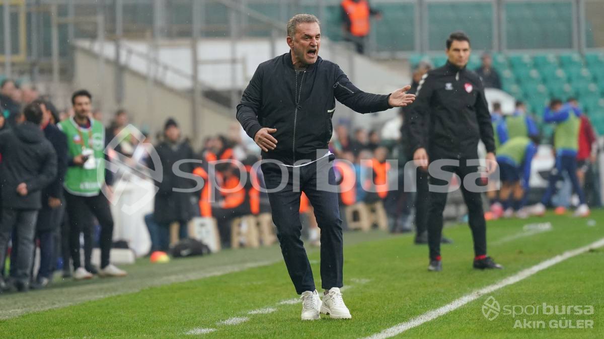 BURSASPOR - FETHİYESPOR MAÇ FOTOĞRAFLARI