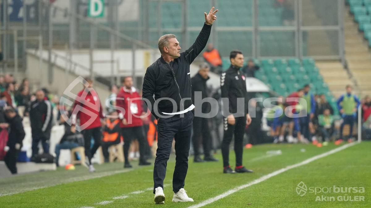 BURSASPOR - FETHİYESPOR MAÇ FOTOĞRAFLARI