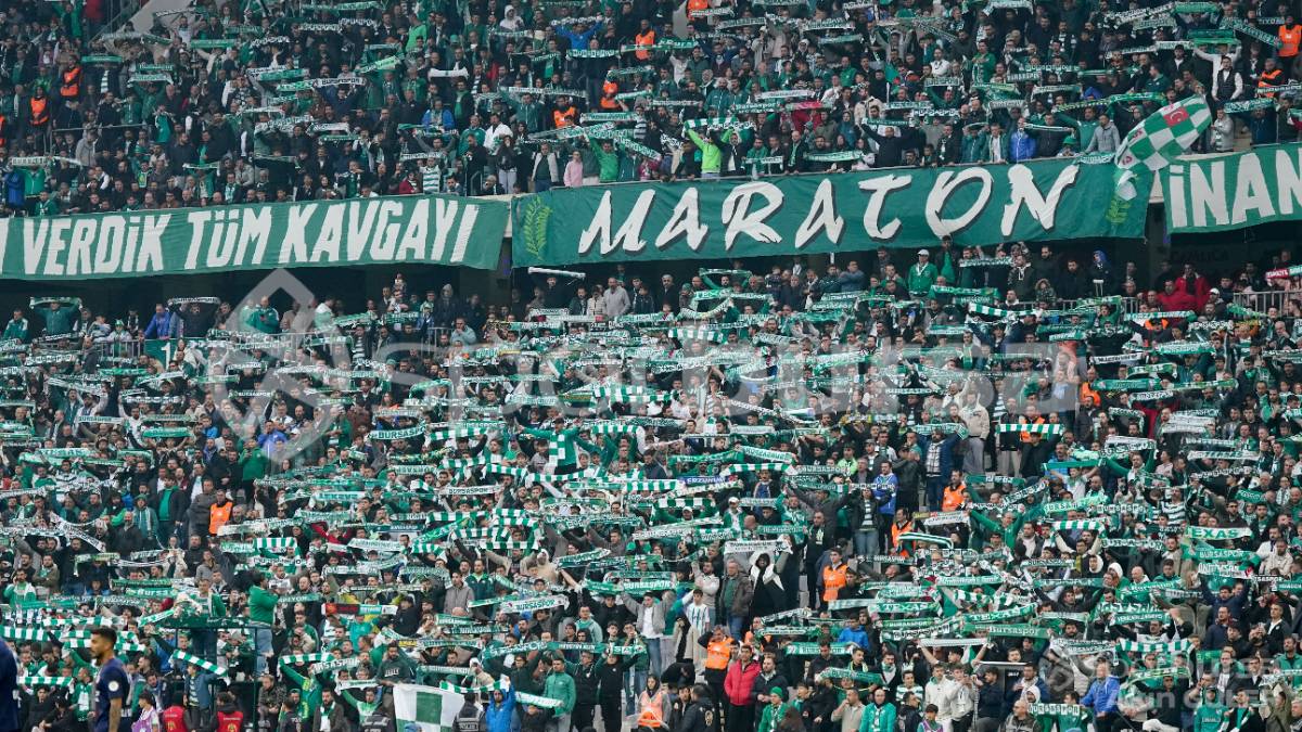 BURSASPOR - FETHİYESPOR MAÇ FOTOĞRAFLARI