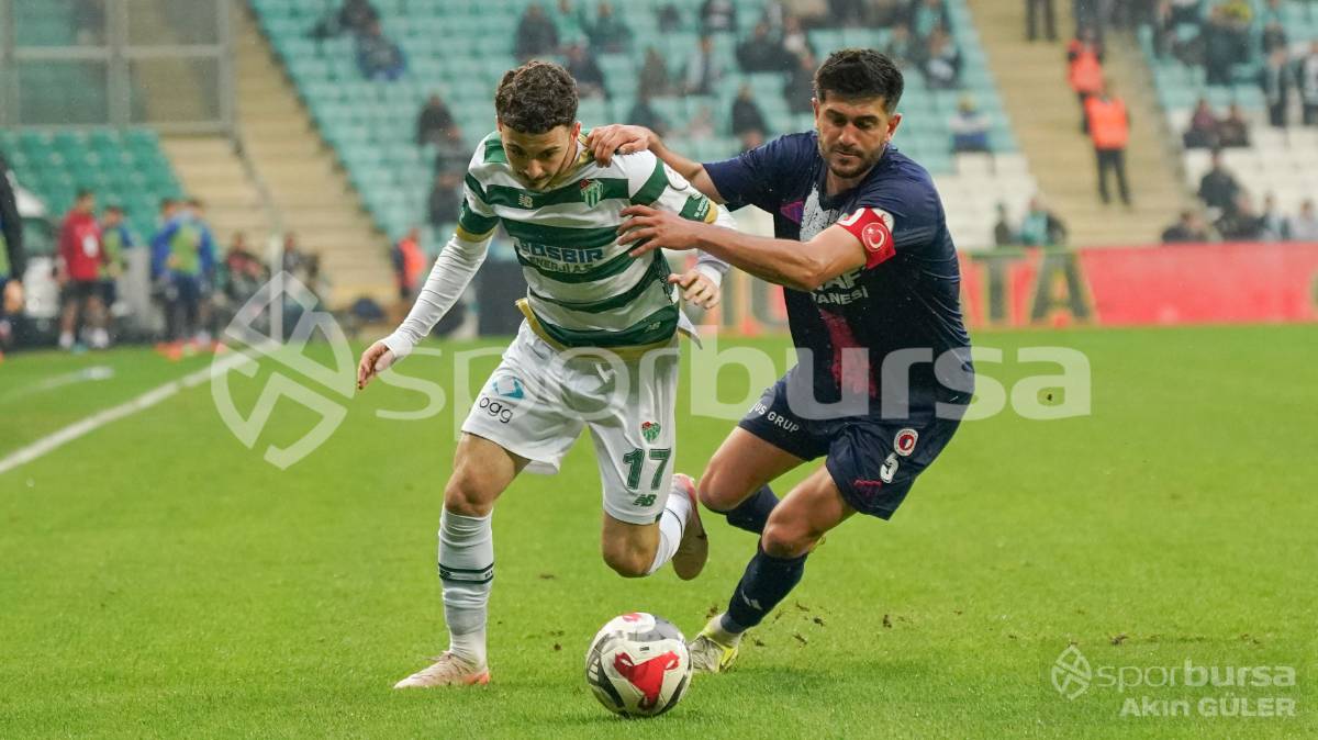 BURSASPOR - FETHİYESPOR MAÇ FOTOĞRAFLARI