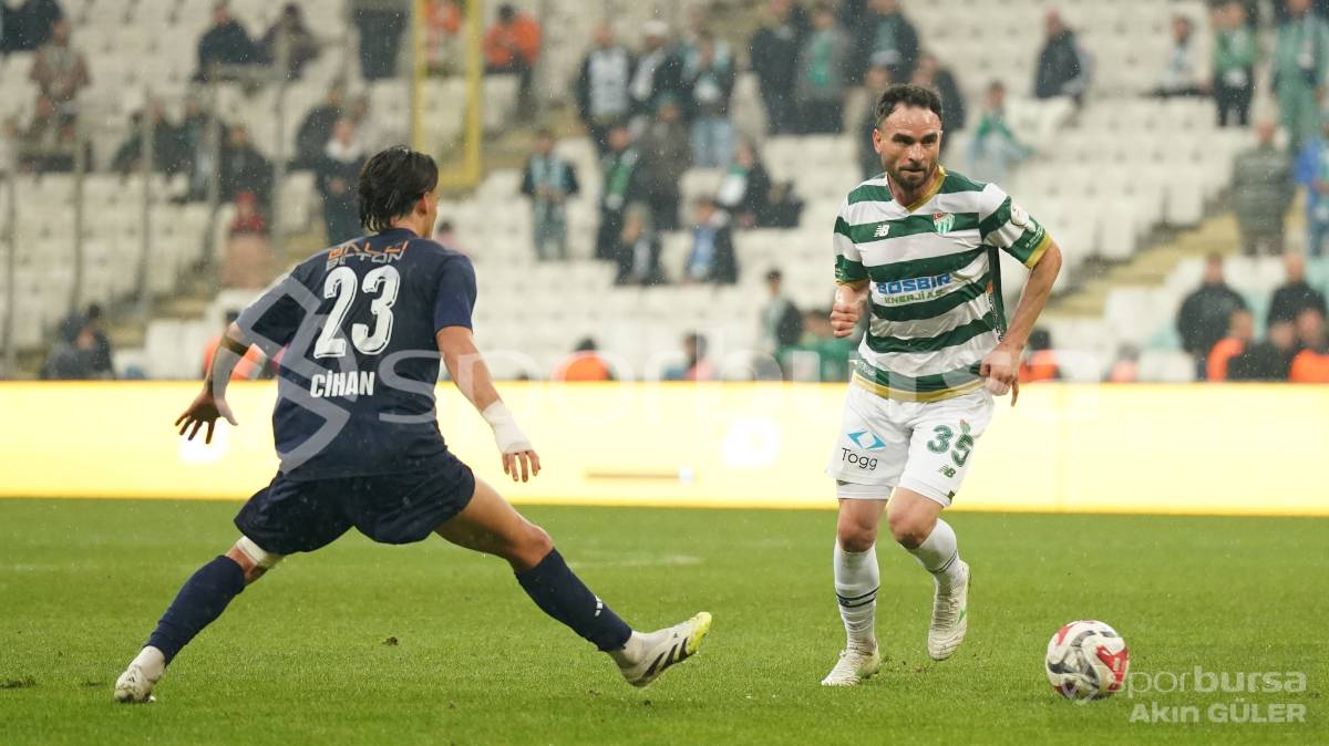 BURSASPOR - FETHİYESPOR MAÇ FOTOĞRAFLARI