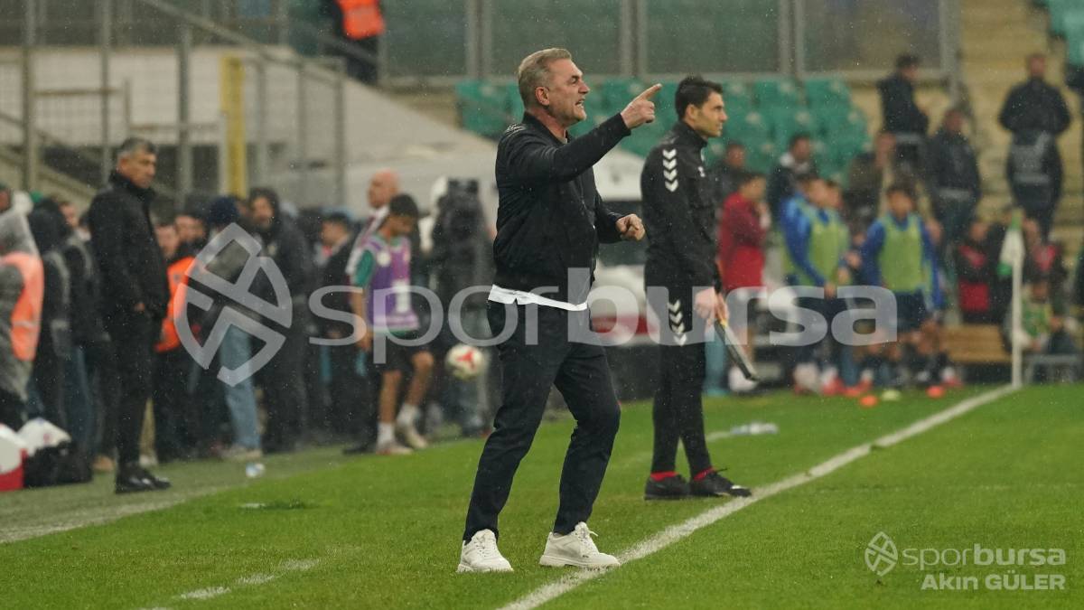 BURSASPOR - FETHİYESPOR MAÇ FOTOĞRAFLARI