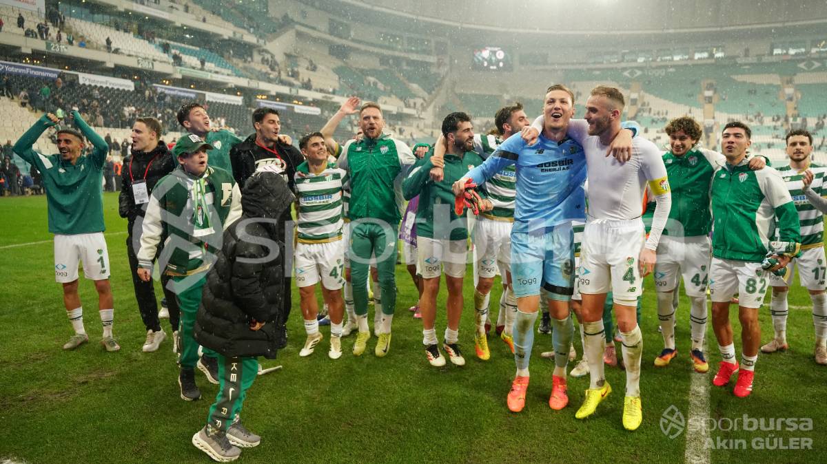 BURSASPOR - FETHİYESPOR MAÇ FOTOĞRAFLARI