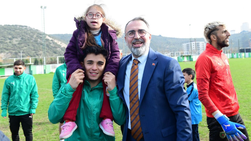 Kestel Çilekspor antrenmanında güzel görüntüler