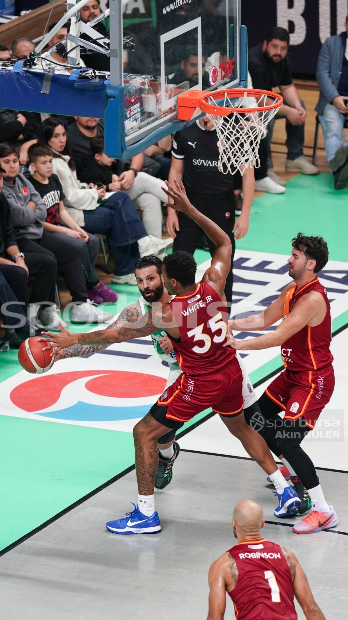 BURSASPOR - GALATASARAY MAÇ FOTOĞRAFLARI