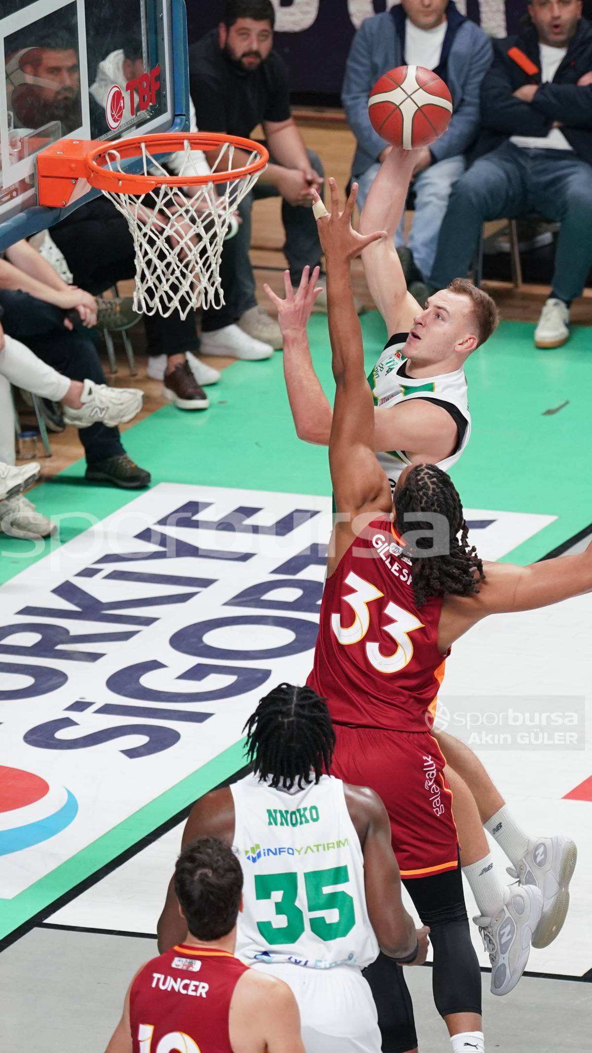 BURSASPOR - GALATASARAY MAÇ FOTOĞRAFLARI