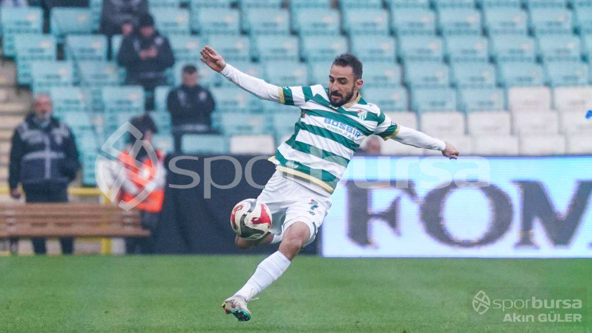 BURSASPOR - ANKARA DEMİRSPOR MAÇ FOTOĞRAFLARI
