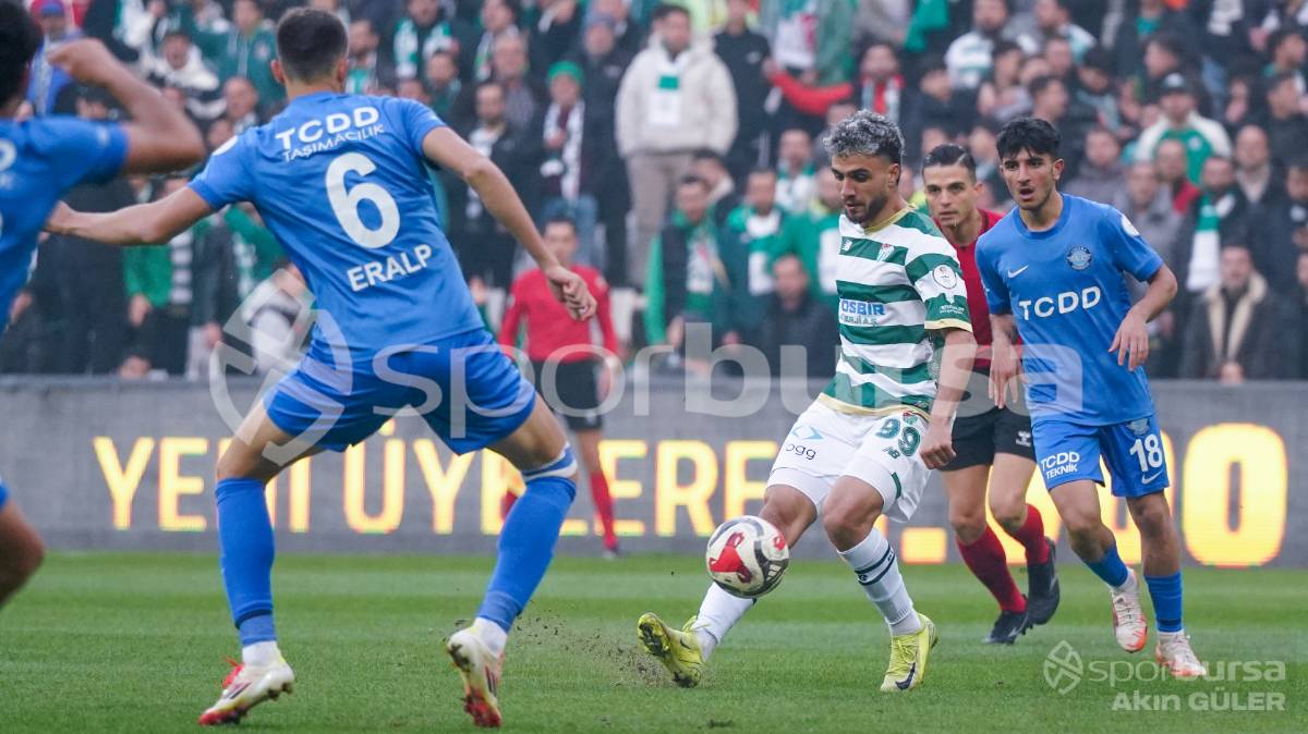 BURSASPOR - ANKARA DEMİRSPOR MAÇ FOTOĞRAFLARI