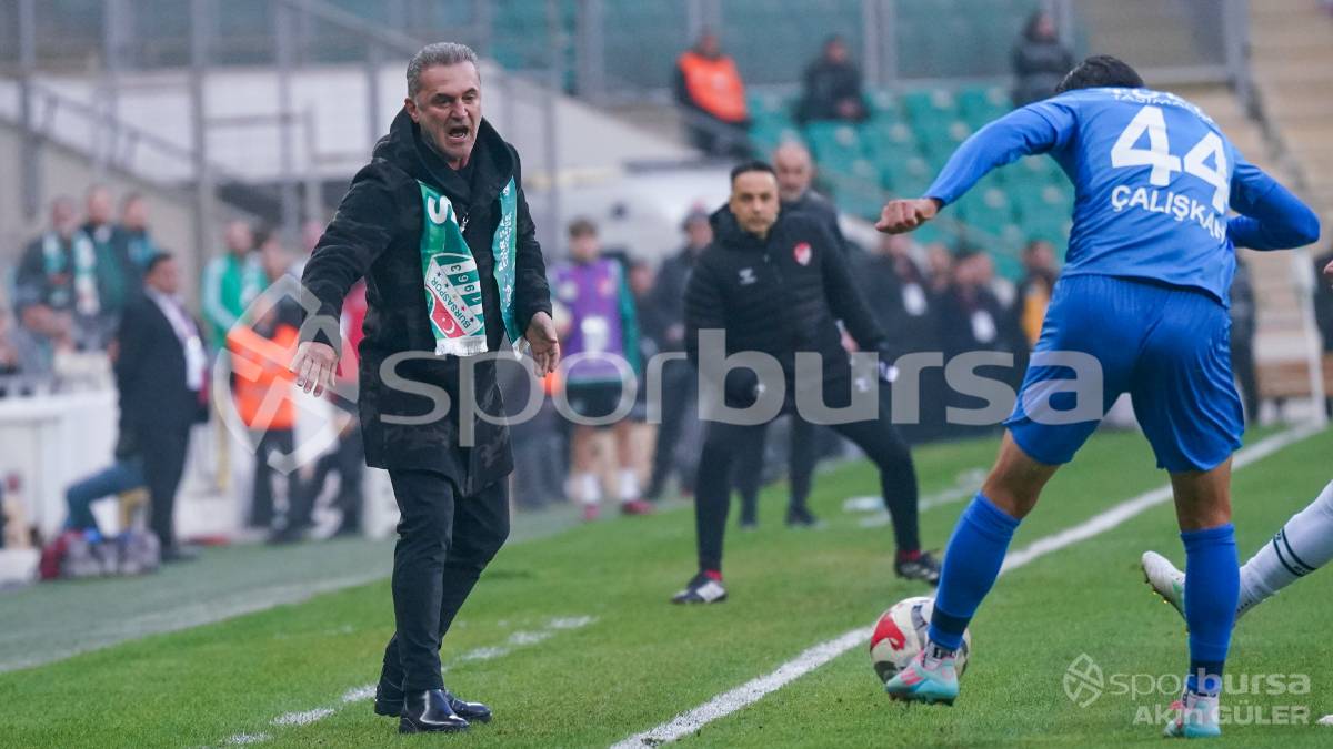 BURSASPOR - ANKARA DEMİRSPOR MAÇ FOTOĞRAFLARI