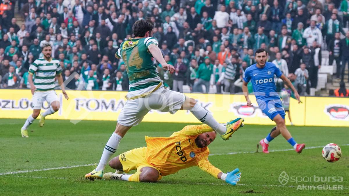 BURSASPOR - ANKARA DEMİRSPOR MAÇ FOTOĞRAFLARI