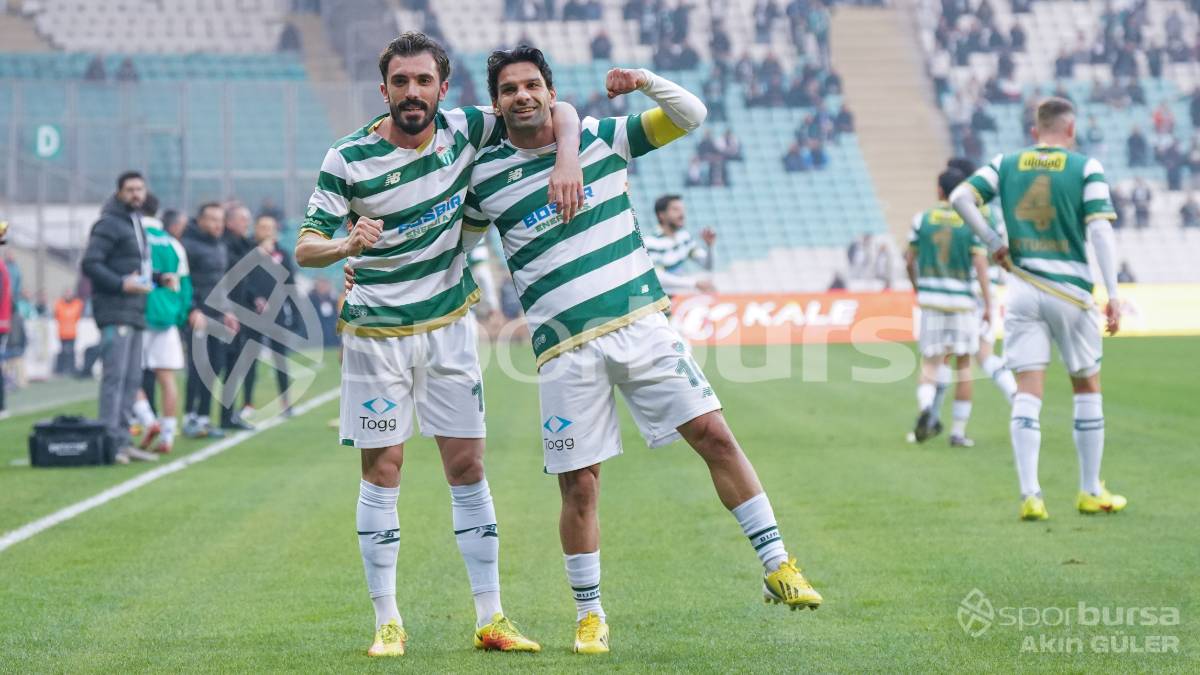 BURSASPOR - ANKARA DEMİRSPOR MAÇ FOTOĞRAFLARI
